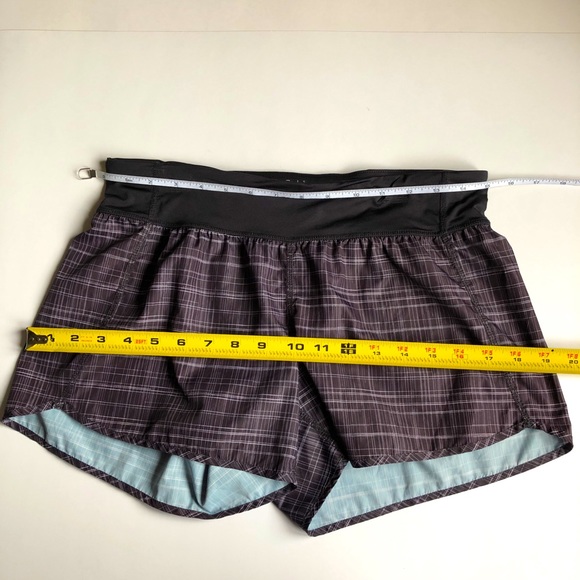 GAP BODY Active Shorts Gold Plaid Running Small Women’s - Picture 6 of 16